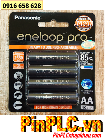 Eneloop BK-3HCCE/4B. Pin sạc Panasonic Eneloop BK-3HCCE/4B, AA2500mAh 1.2v Japan